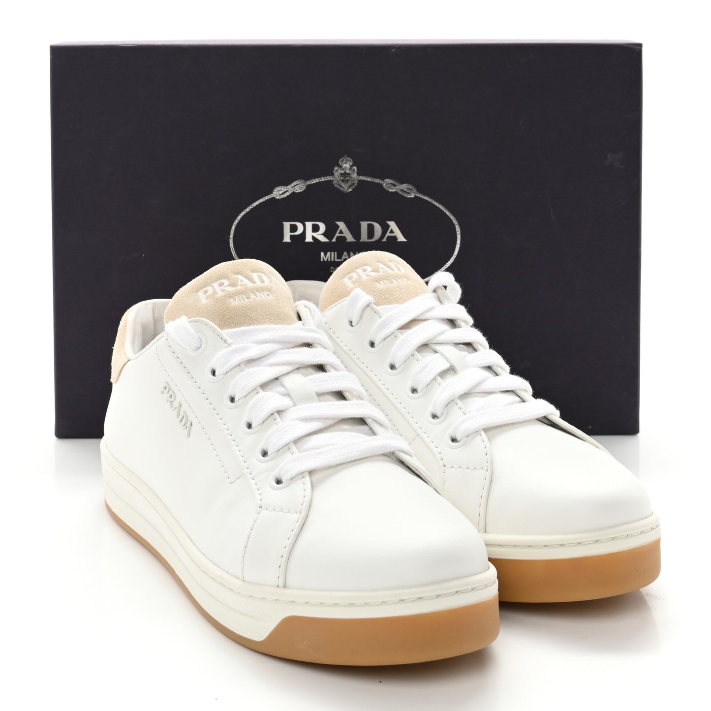 Vitello Soft Suede Low Top Sneakers 36.5 White Sabbia