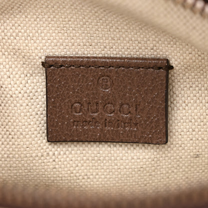 Gucci GG Supreme Monogram Mini Neo Vintage Double Zip Messenger Bag Beige New Acero Crop 7 of 12