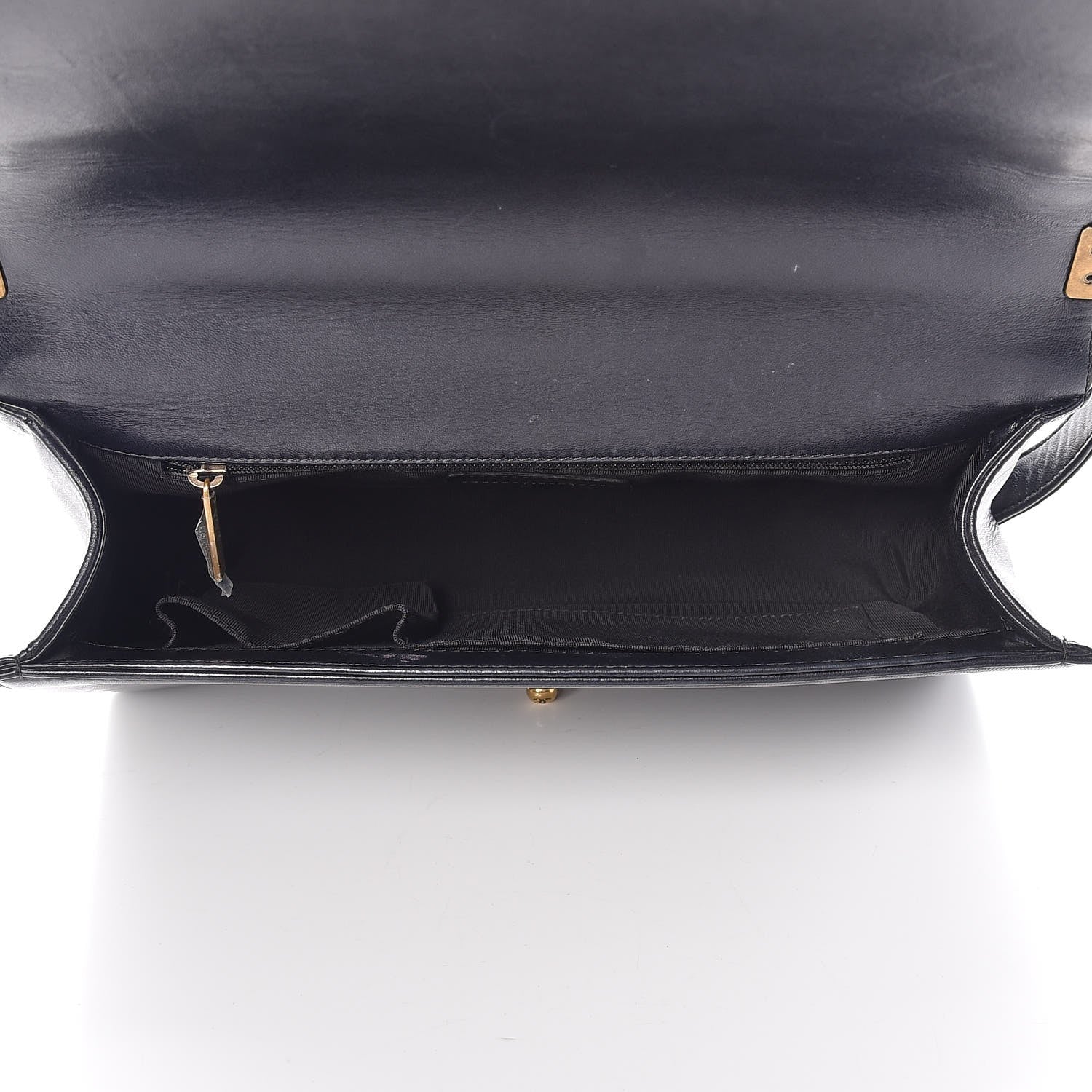 Chanel Lambskin Quilted New Medium Boy Flap Dark Navy Blue 5 of 9