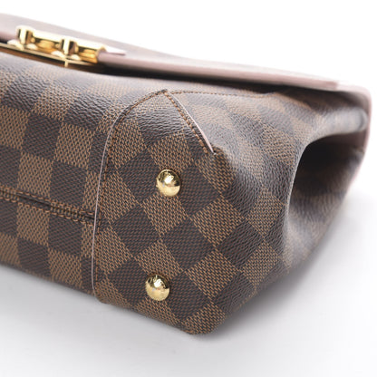 Louis Vuitton Damier Ebene Caissa Clutch Rose Ballerine 6 of 7
