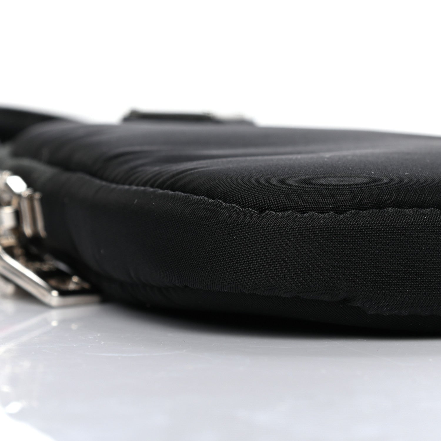 Prada Tessuto Nylon Zip Phone Case Black 7 of 8
