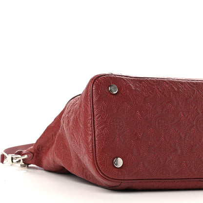 Louis Vuitton Monogram Lambskin Antheia Ixia MM Fuchsia 8 of 9