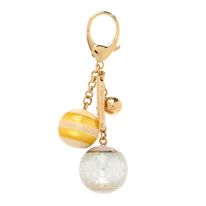 Louis Vuitton Mini Lin Croisette Bag Charm Yellow 1 of 5