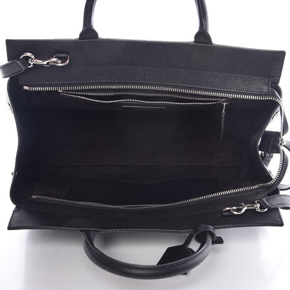 Saint Laurent Grained Calfskin Small Cabas Rive Gauche Black 7 of 11