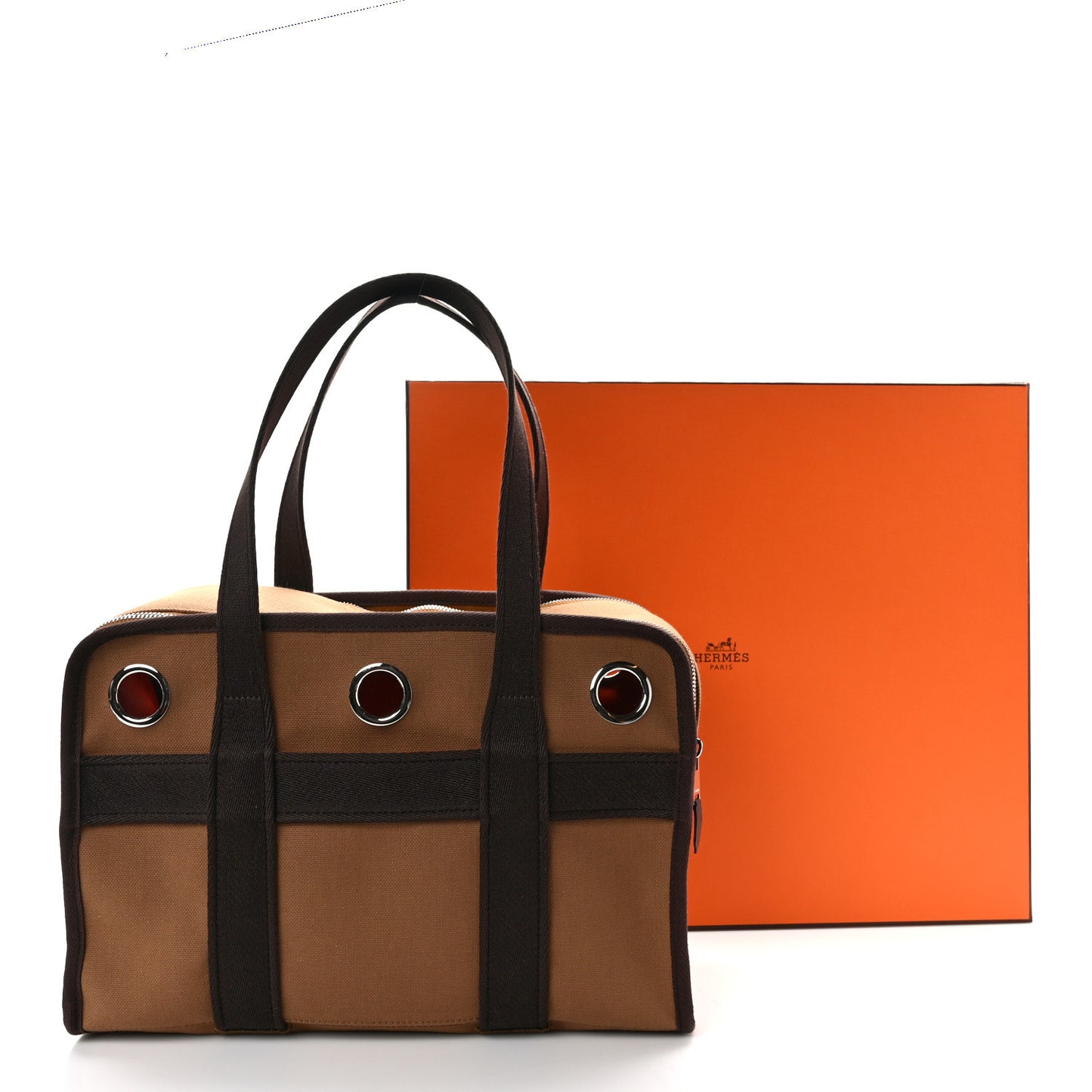 Polyamide Cotton Carrying Dog Bag Fauve Feu