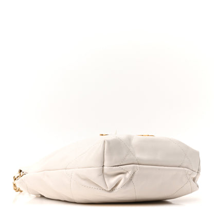 Chanel Shiny Calfskin Quilted Mini Chanel 22 White 4 of 10