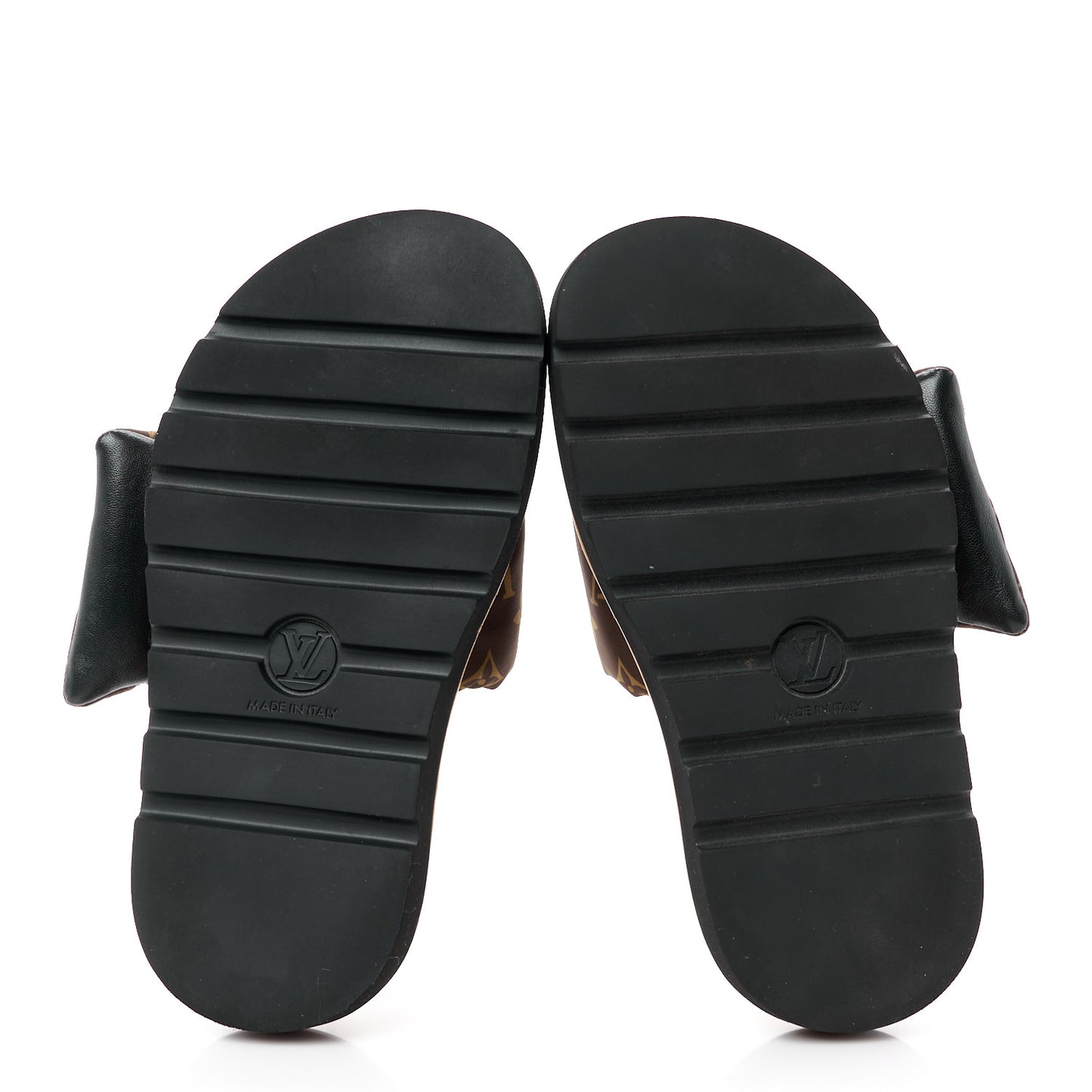 Nylon Monogram Pool Pillow Comfort Mule 36 Cacao Brown