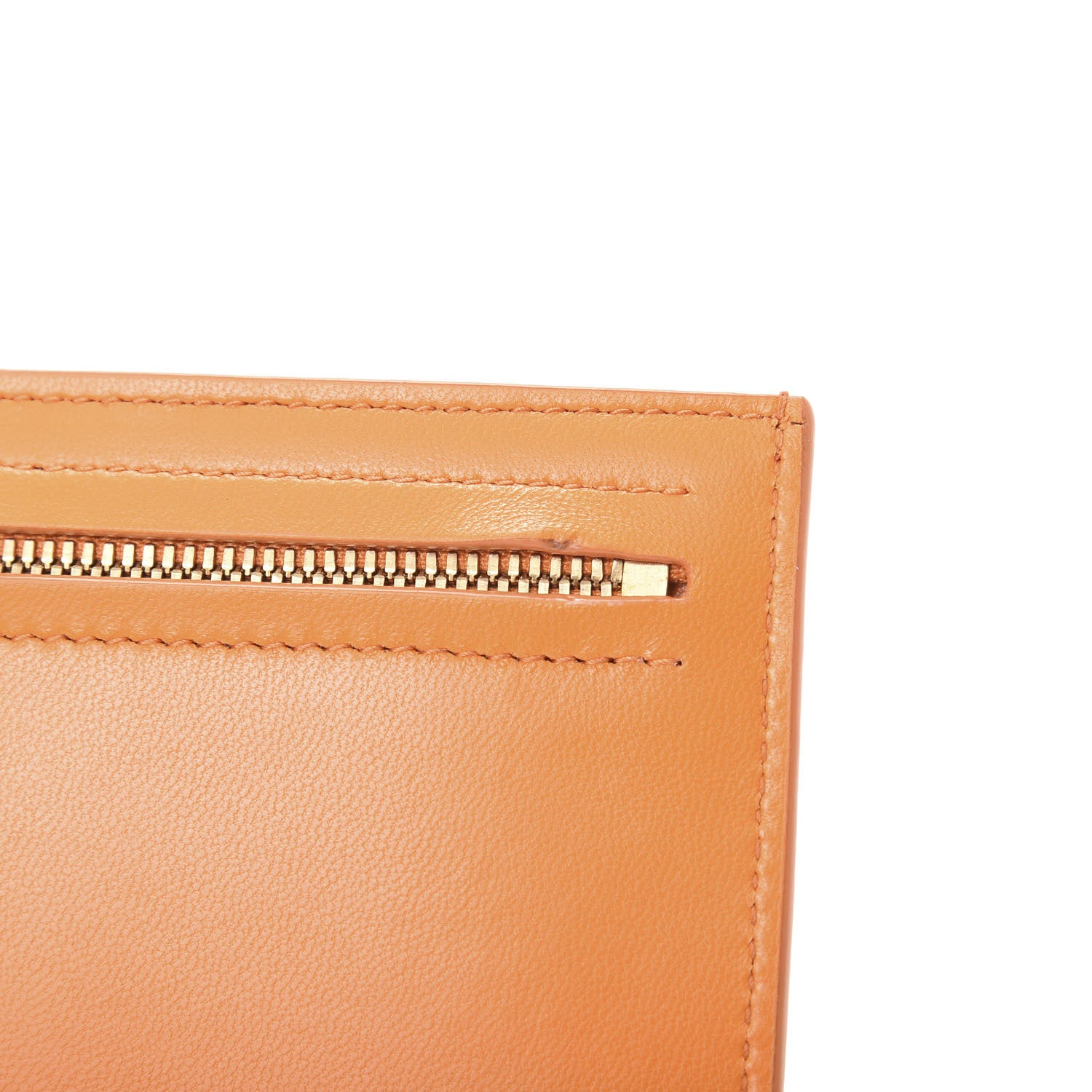 Bottega Veneta Nappa Intrecciato Card Case Light Orange 8 of 8