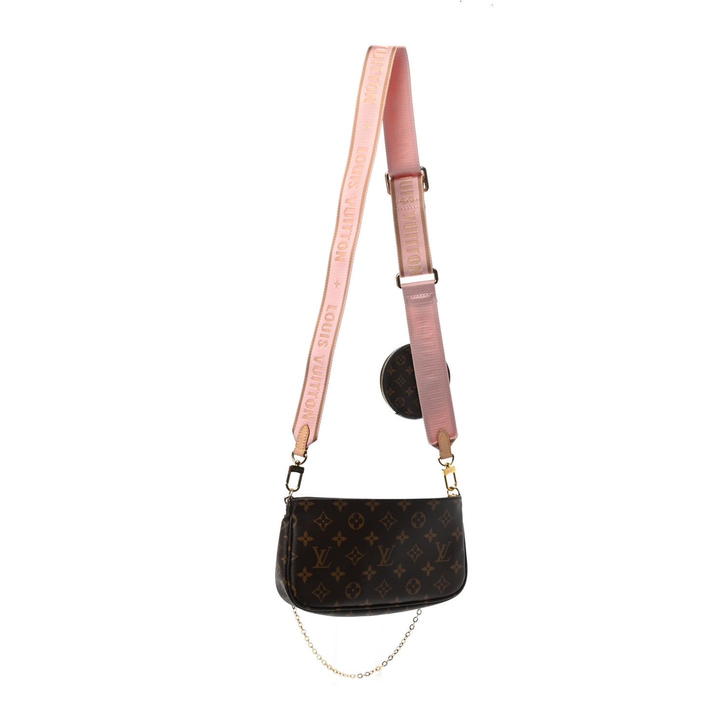 Monogram Multi Pochette Accessories Rose Clair