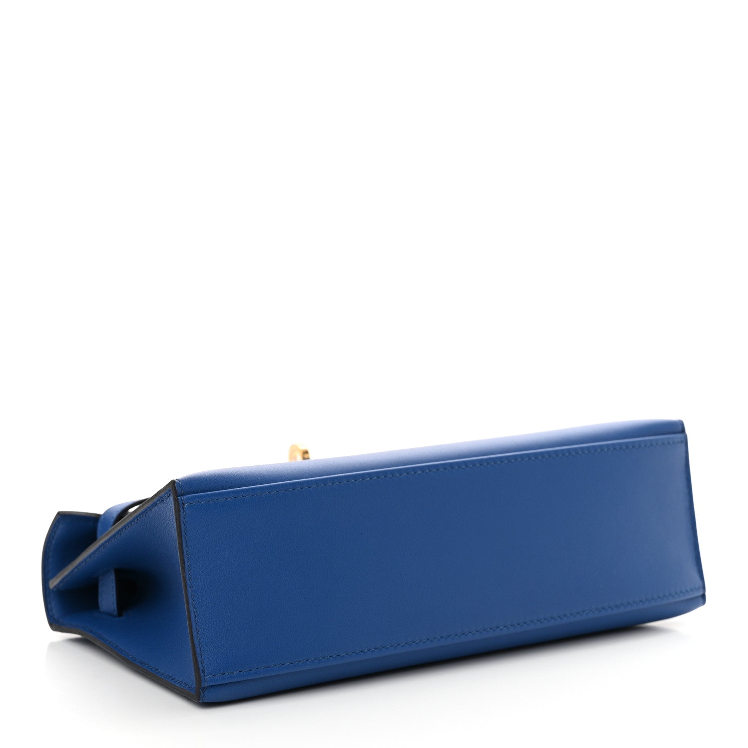 Hermes Swift Kelly Pochette Clutch Bleu France 4 of 10