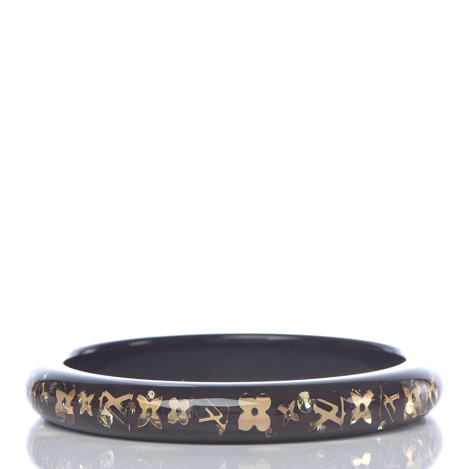 Louis Vuitton Resin Swarovski Medium Inclusion Bracelet PM Marron 3 of 3