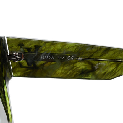 Louis Vuitton Acetate Marble Effect Swarovski Cyclone Sunglasses Z1552W Green 5 of 6