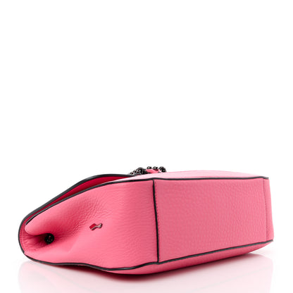 Christian Louboutin Calfskin Small Sweet Charity Shoulder Bag Pink 4 of 13