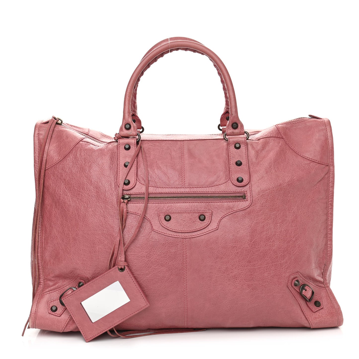 Agneau Classic Hardware Weekender Rose Bruyere