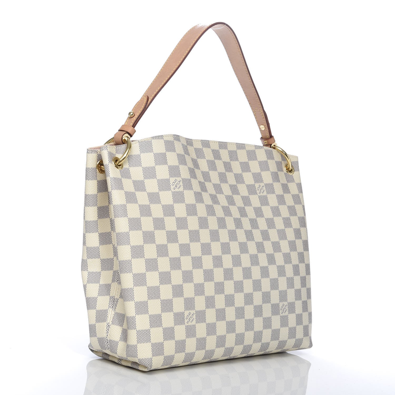 Louis Vuitton Damier Azur Graceful PM Rose Ballerine 3 of 12