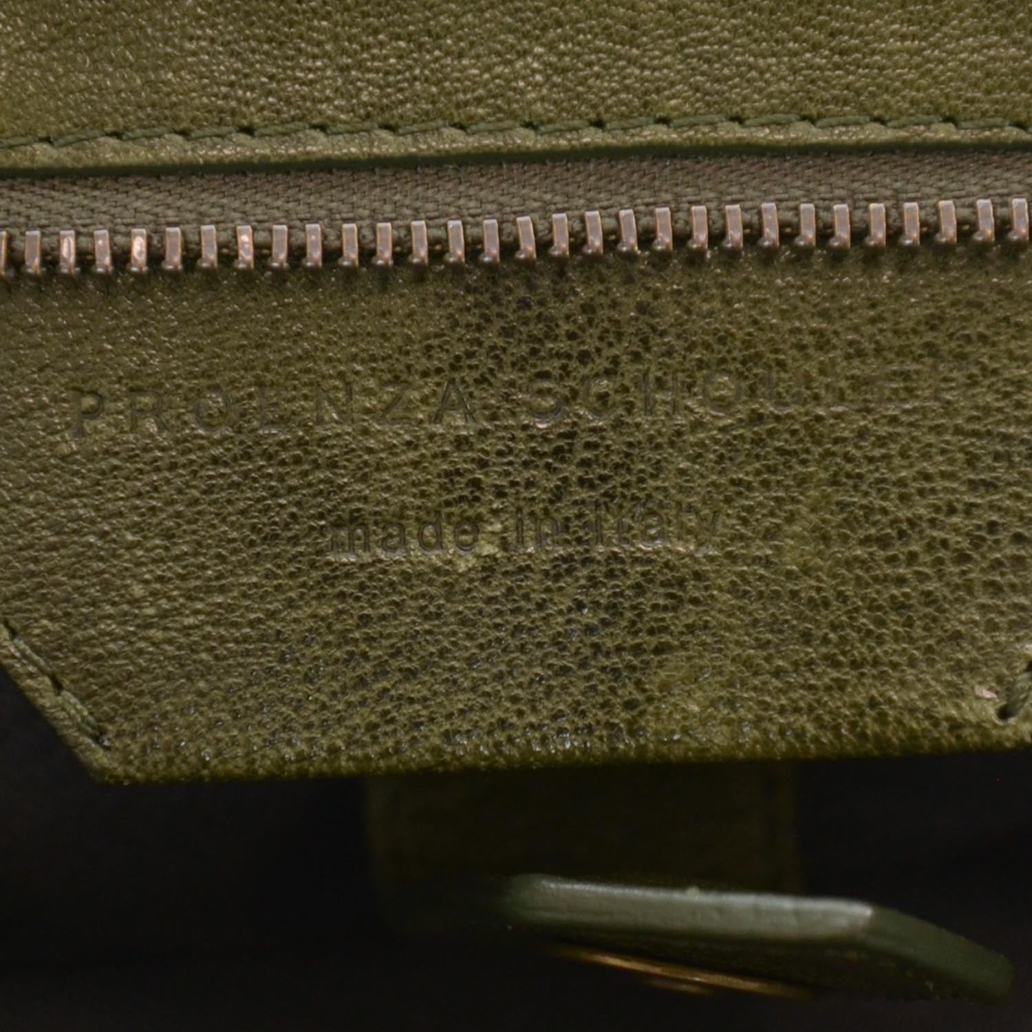 Proenza Schouler Lambskin PS1 Medium Satchel Military 5 of 7