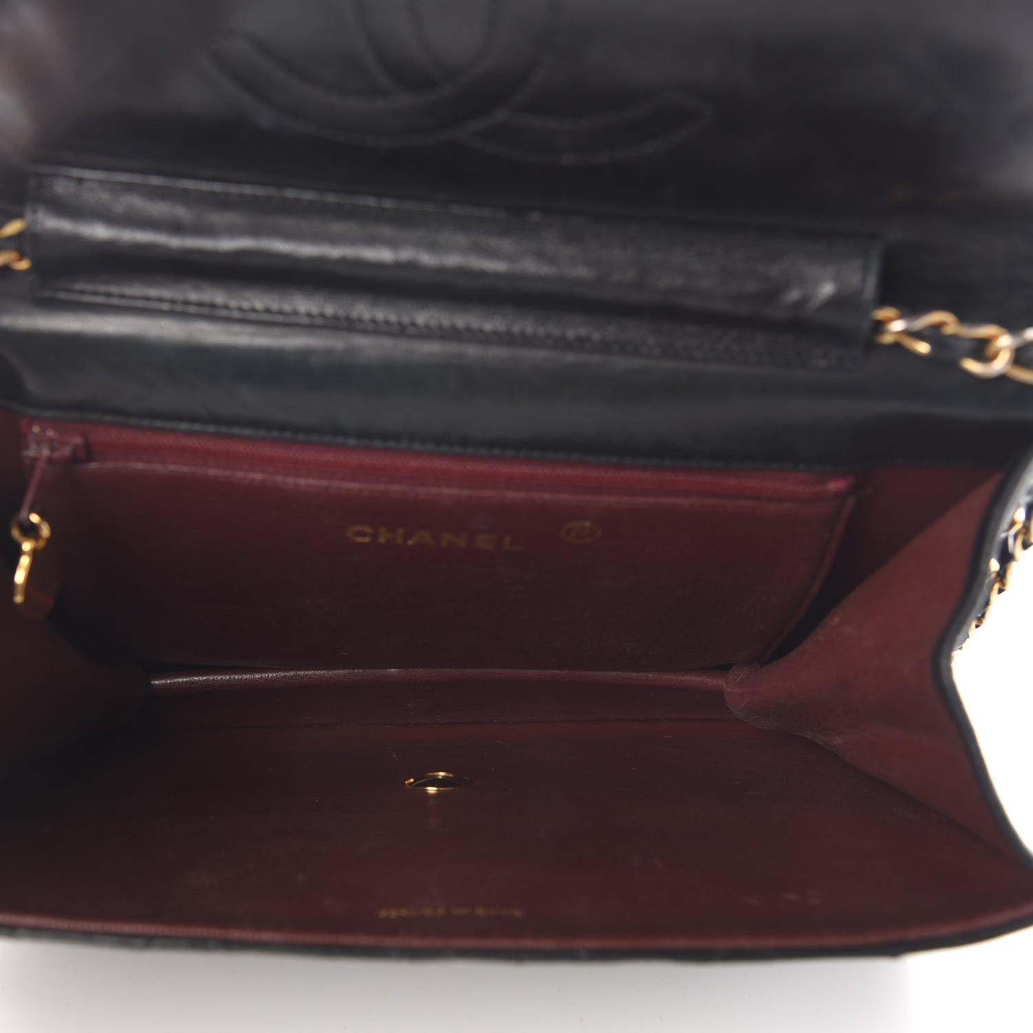 Chanel Lambskin Quilted Small Single Flap Black 4 of 10