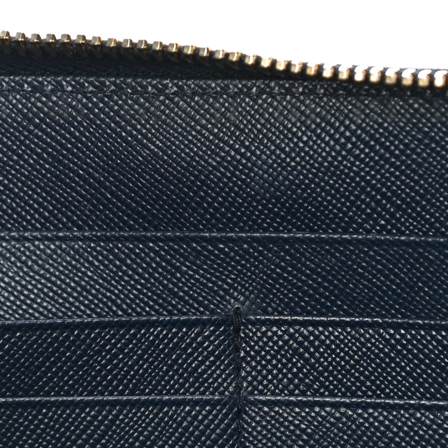 Saffiano Metal Zip Around Wallet Baltico