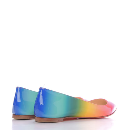 Christian Louboutin Patent Rainbow Ballalla Flats 36.5 Multicolor 4 of 10