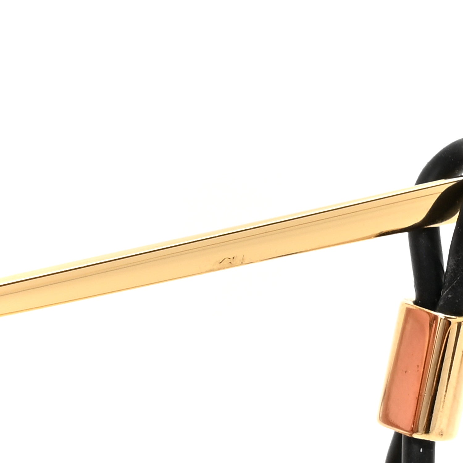 Celine Oversized Aviator Sunglasses CL40246U-Y Gold 7 of 8