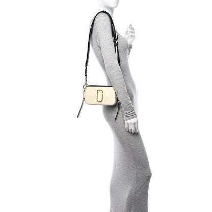 Marc Jacobs Saffiano Small Snapshot Camera Bag New Cloud White Multicolor 2 of 10