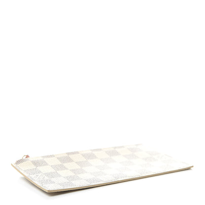 Louis Vuitton Damier Azur Felicie Chain Wallet Zippered Insert Rose Ballerine 4 of 6