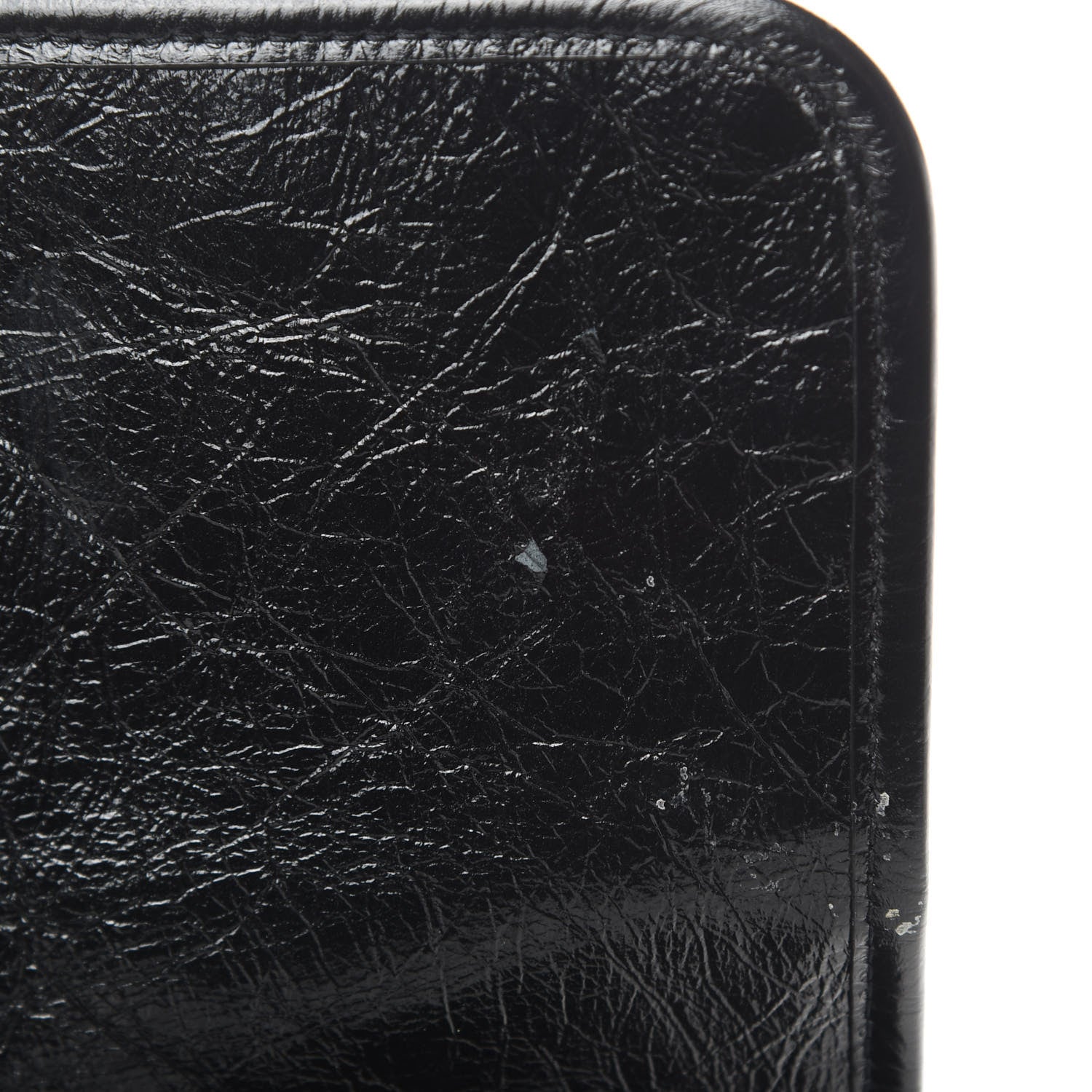 Saint Laurent Crinkled Calfskin Matelasse Monogram Large Niki Chain Satchel Black 14 of 20