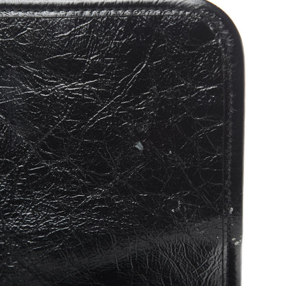 Saint Laurent Crinkled Calfskin Matelasse Monogram Large Niki Chain Satchel Black 14 of 20