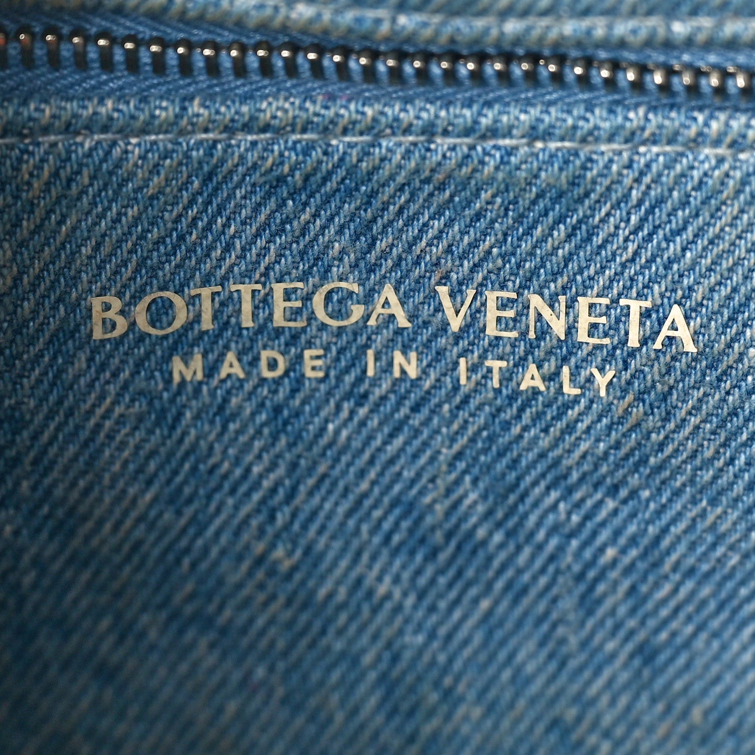 Bottega Veneta Denim Maxi Intrecciato Cassette Crossbody Bag Blue 6 of 10