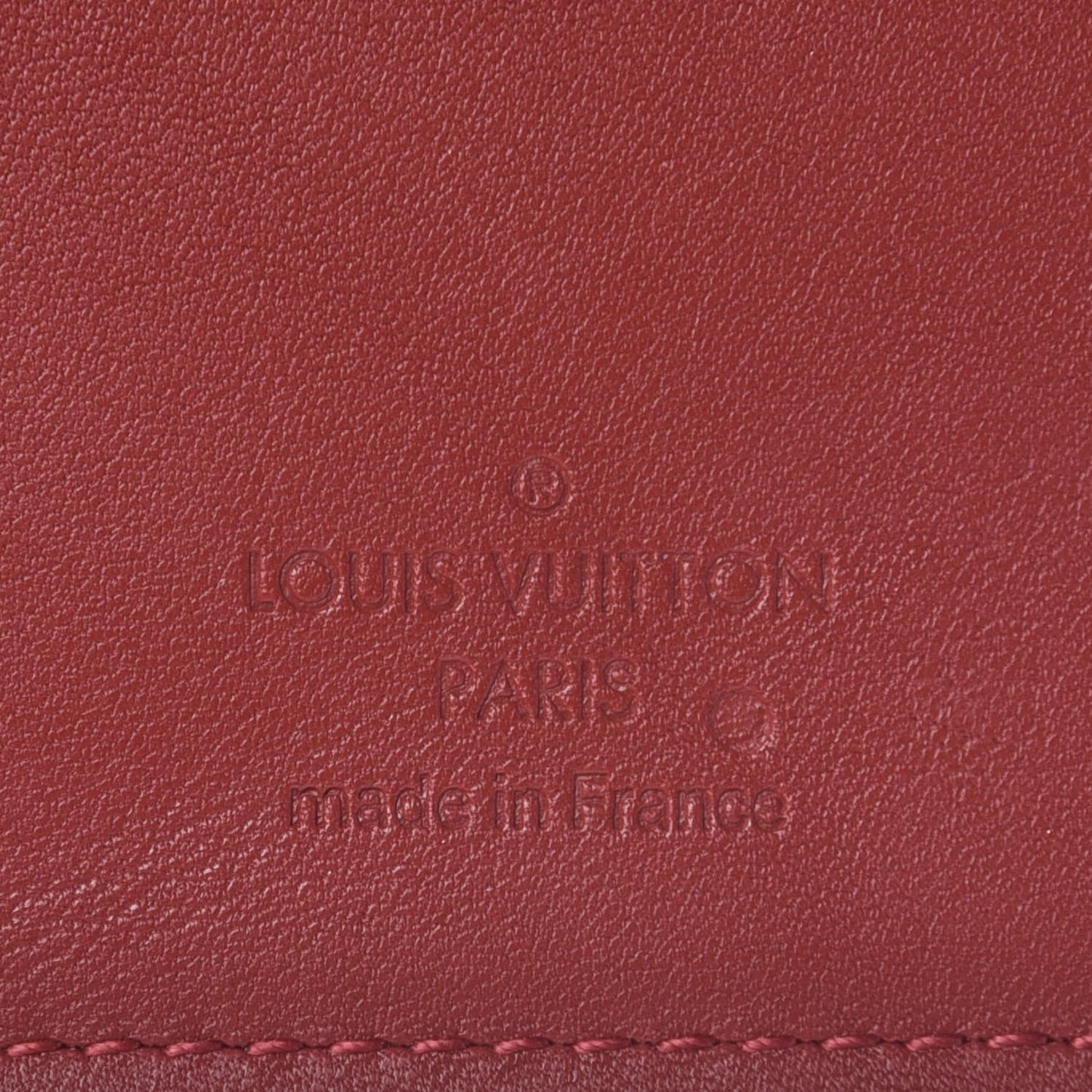 Taurillon Brazza Wallet Rouge