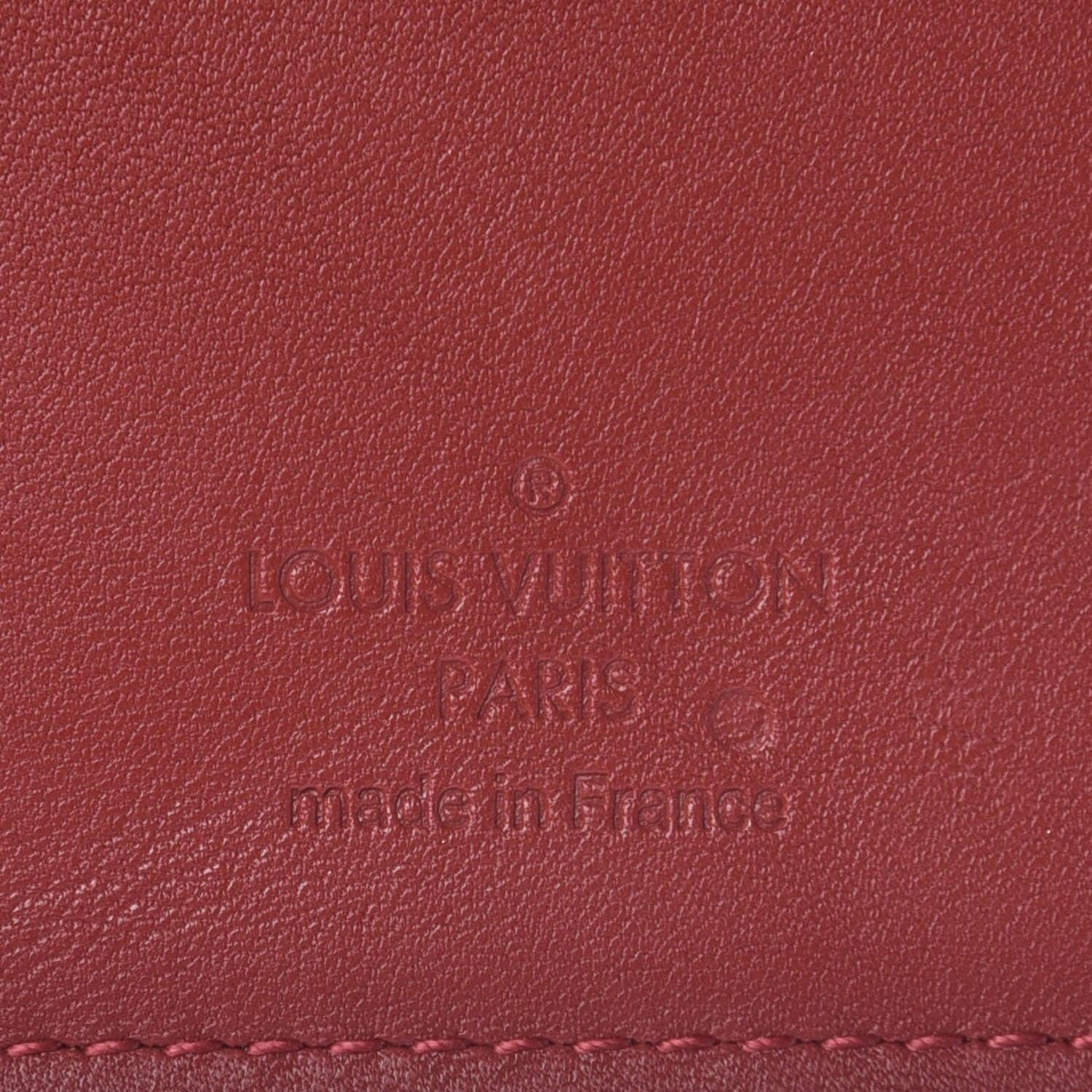Louis Vuitton Taurillon Brazza Wallet Rouge 6 of 7