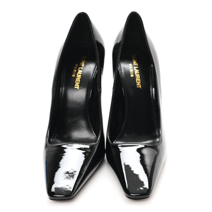 Saint Laurent Patent Instinct Pumps 37 Black 3 of 10
