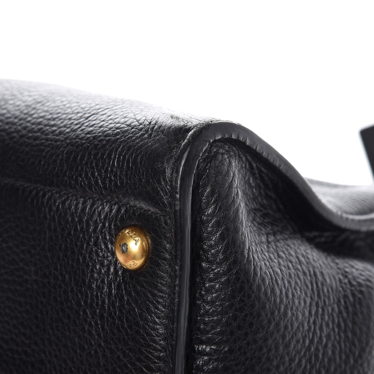 Prada Vitello Daino Shopping Tote Nero Black 6 of 10