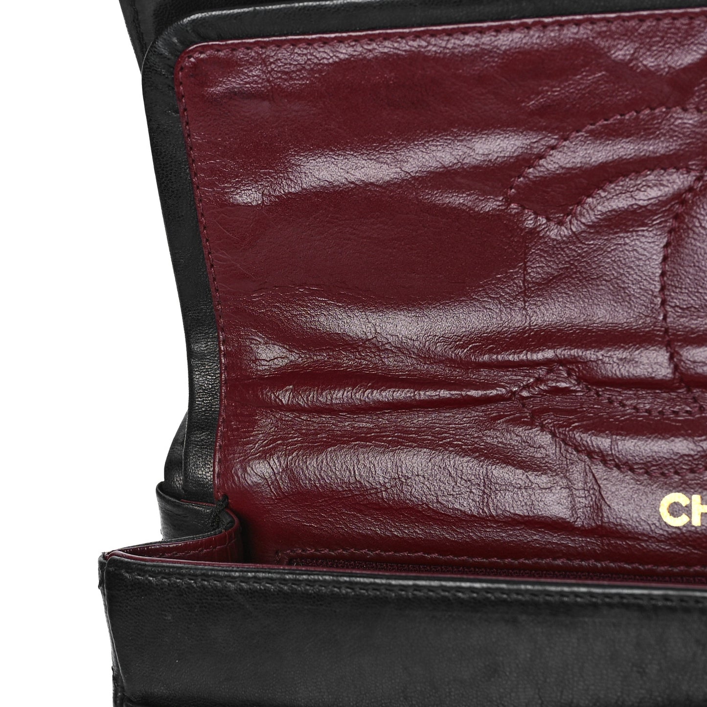 Lambskin Quilted Medium Double Flap Bag Black