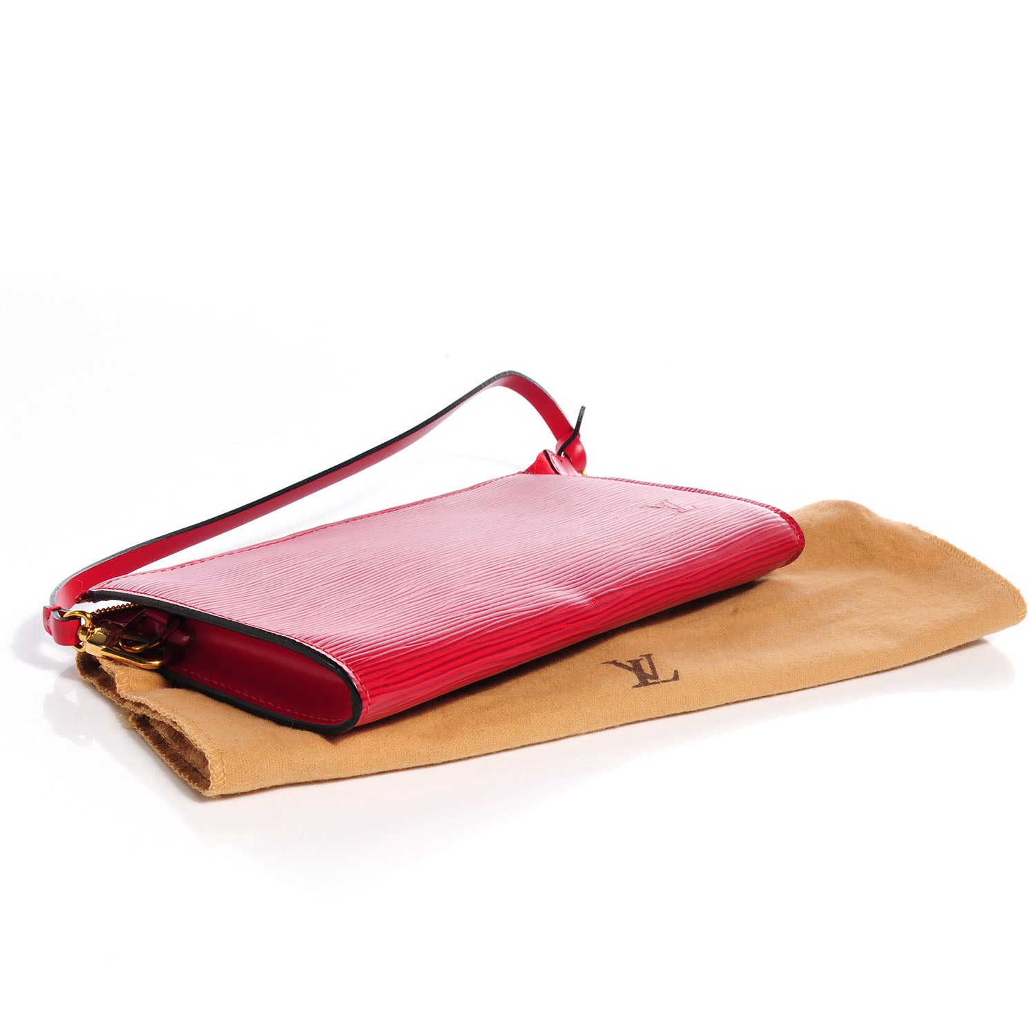 Louis Vuitton Epi Pochette Accessories 21 Rouge 4 of 7