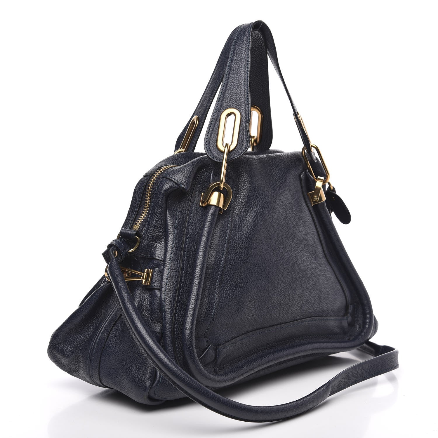 Chloe Calfskin Medium Paraty Peacock Blue 4 of 13
