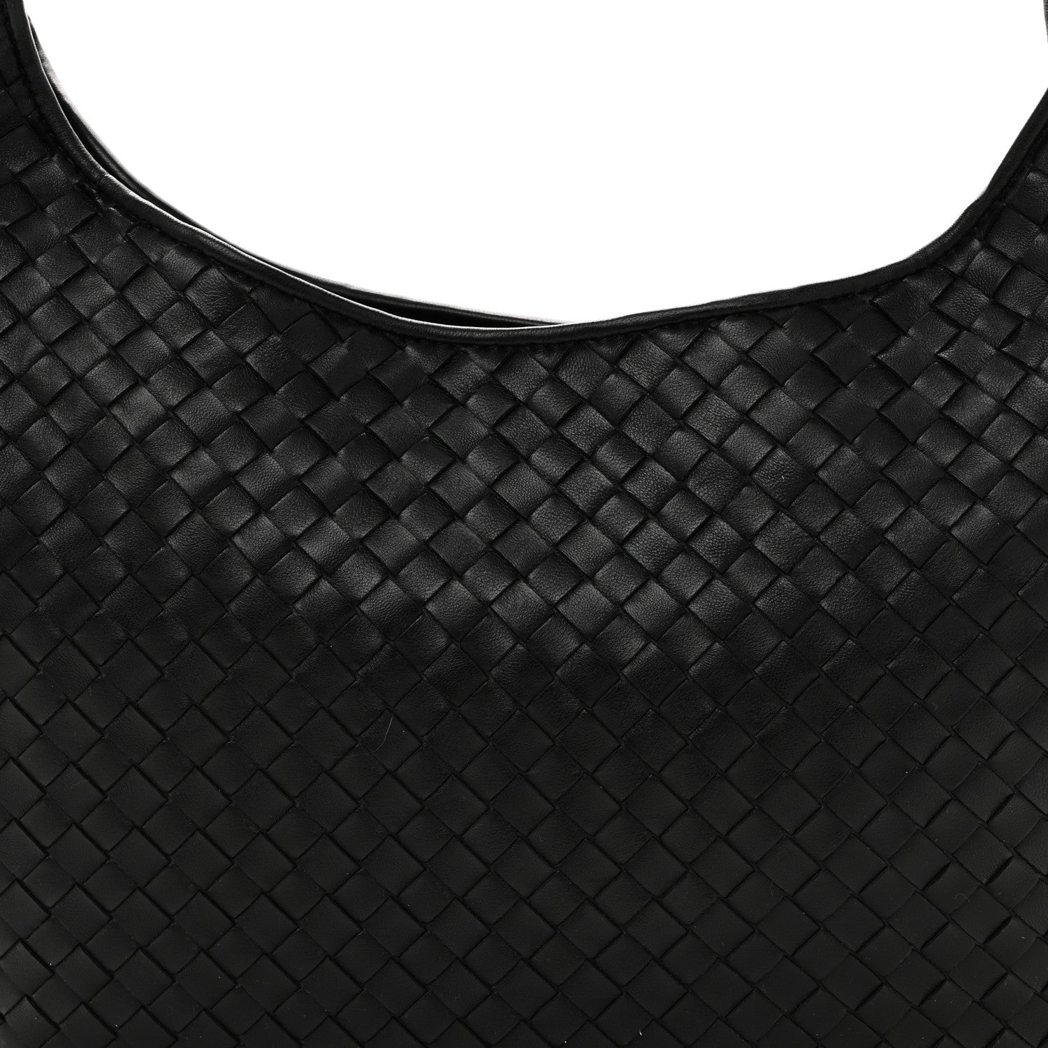 Bottega Veneta Nappa Intrecciato Medium Veneto Crossbody Bag Black 7 of 9