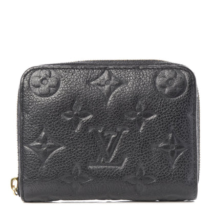 Louis Vuitton Empreinte Zippy Coin Purse Black 1 of 8