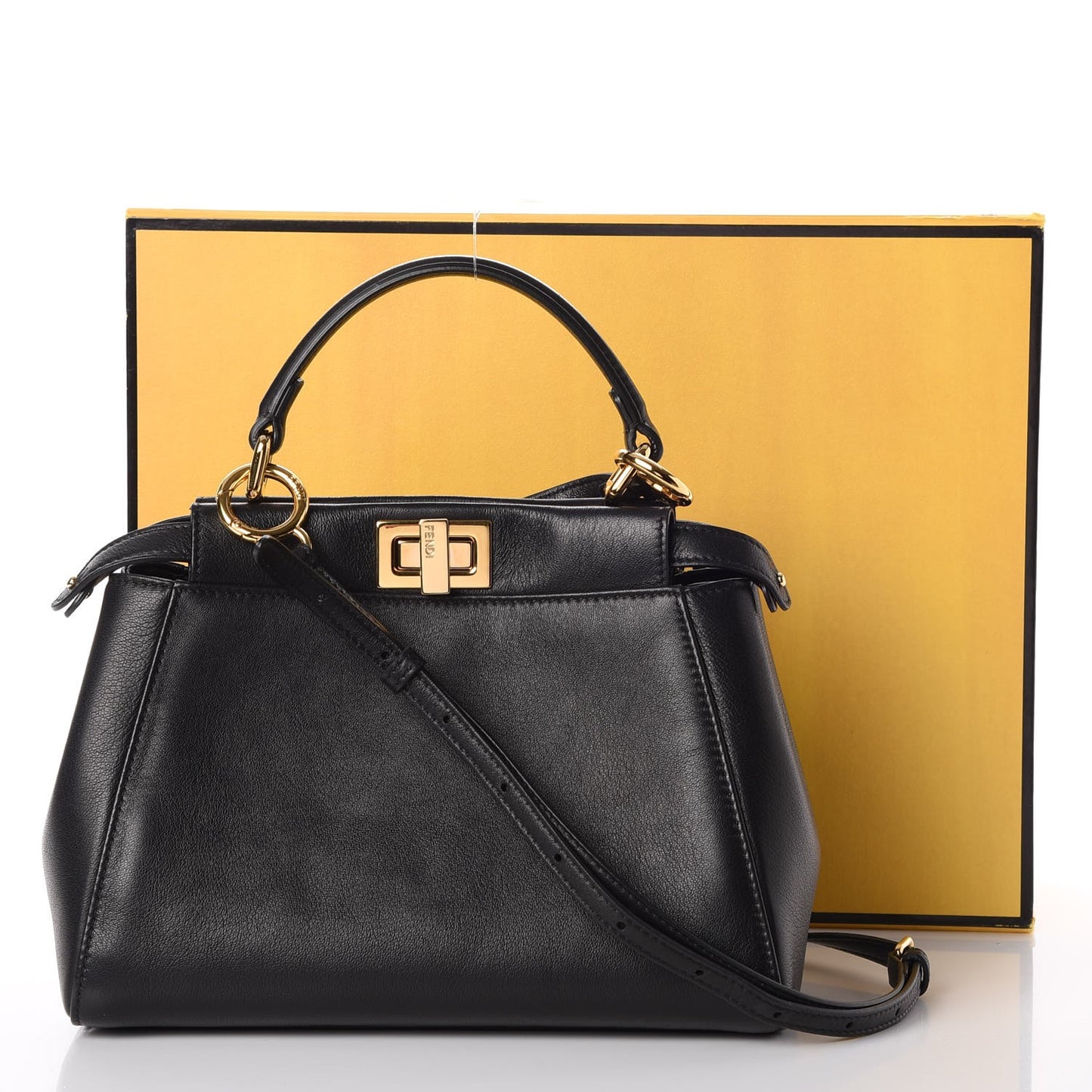 Nappa Mini Peekaboo Iconic Satchel Black