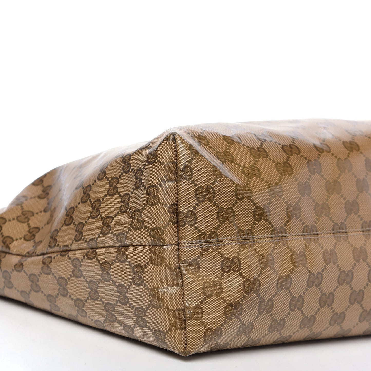 Crystal Monogram Travel Bag Dark Brown