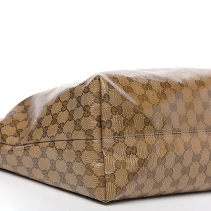 Gucci Crystal Monogram Travel Bag Dark Brown 9 of 13