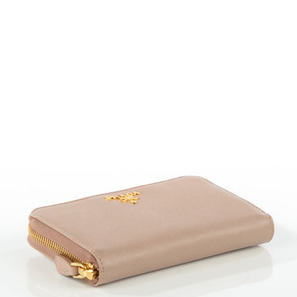 Prada Saffiano Metal Zip Around Wallet Cammeo 4 of 9