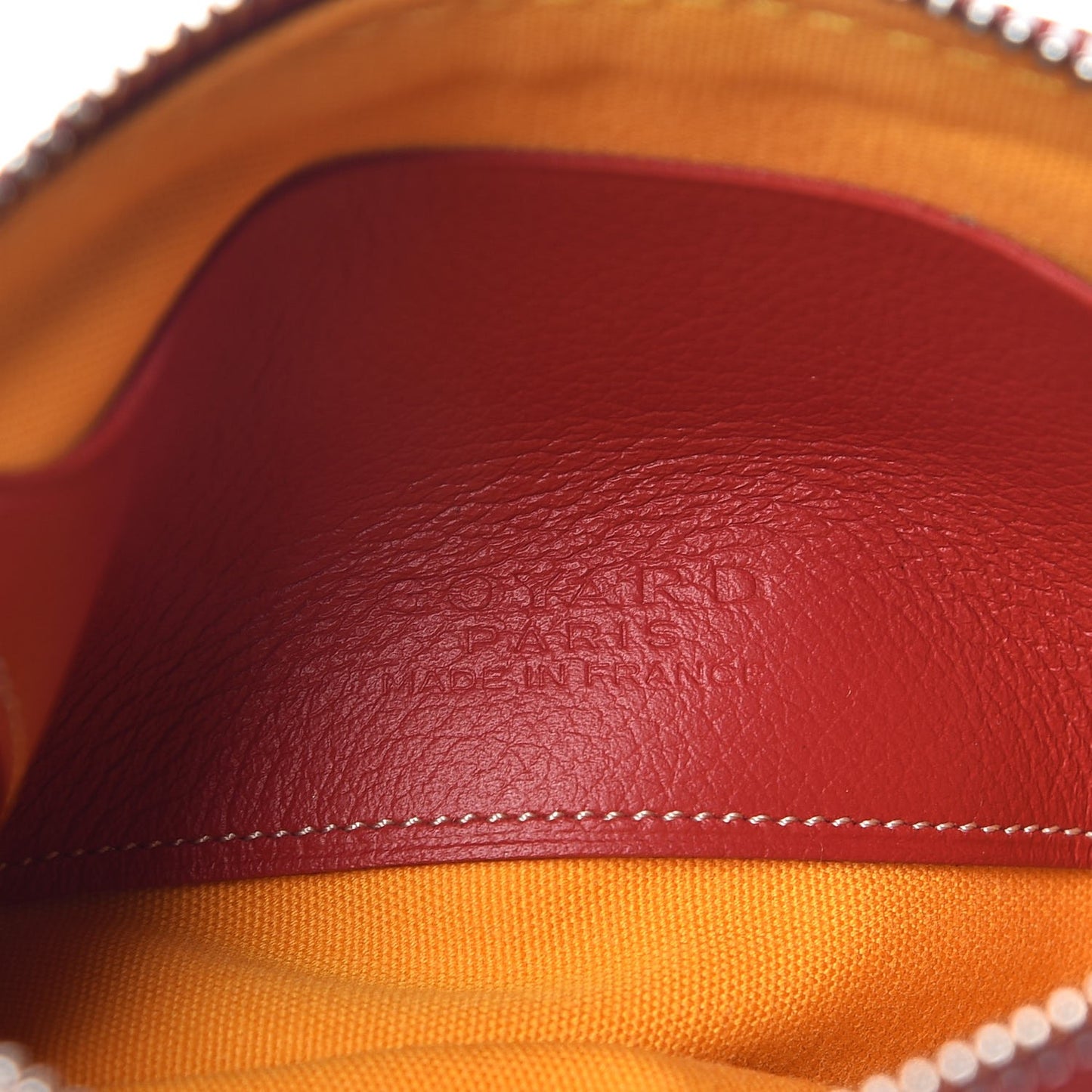Goyardine Mini Senat Pochette Red