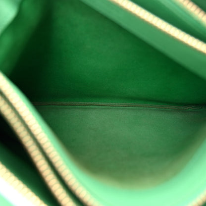 Celine Lambskin Small Trio Crossbody Bag Green 6 of 11