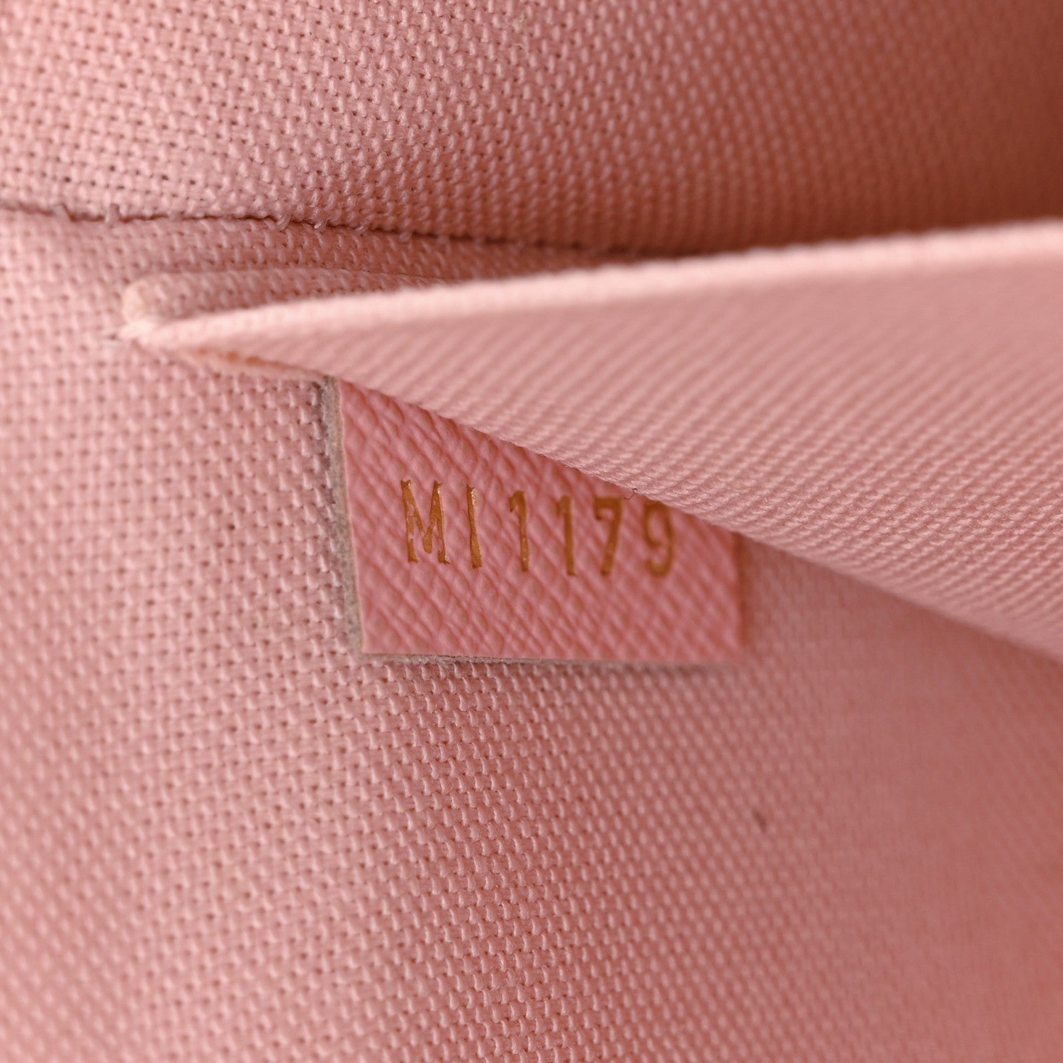 Louis Vuitton Damier Azur Calfskin Pochette Felicie Eau De Rose 8 of 11
