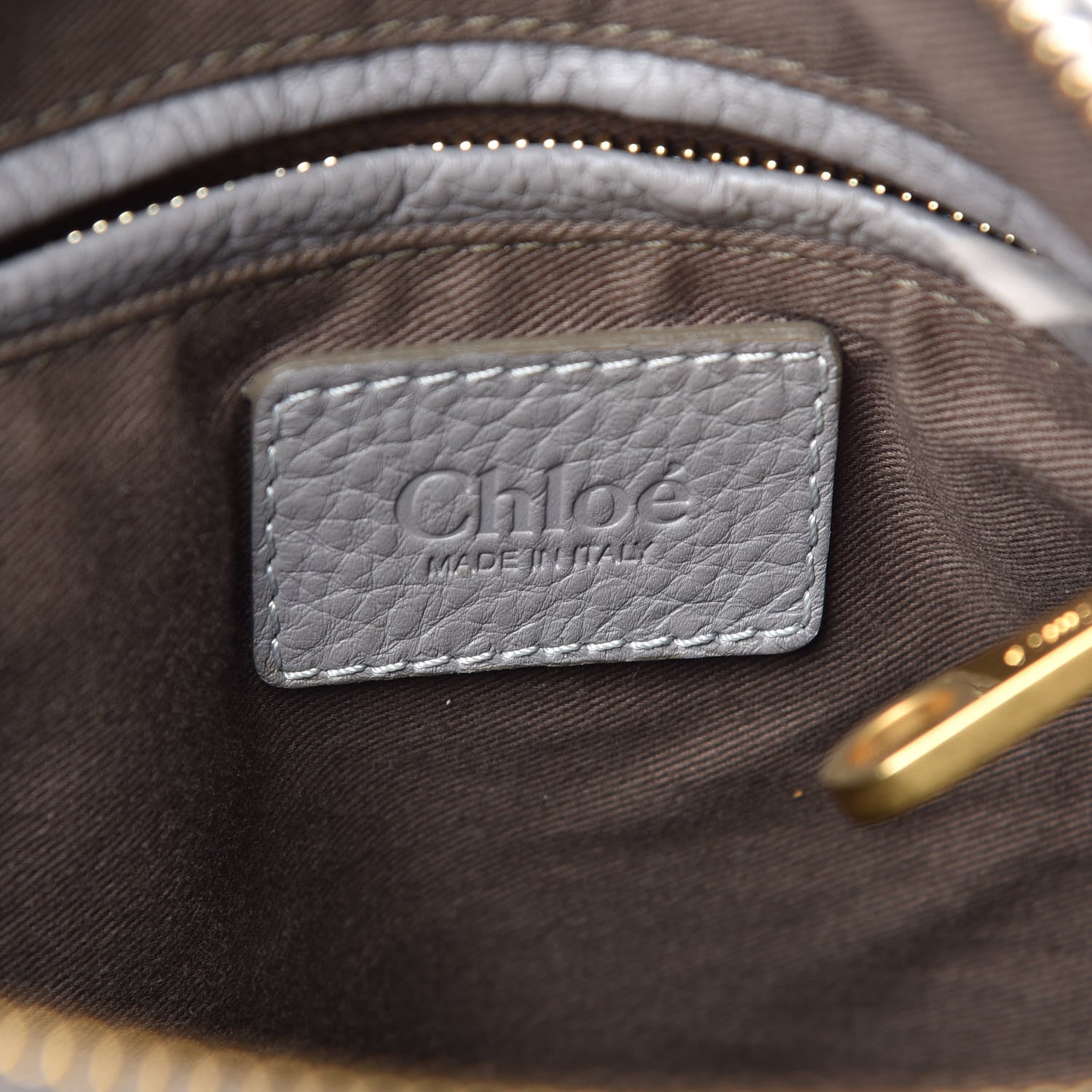 Chloe Calfskin Medium Marcie Satchel Cashmere Grey 6 of 13