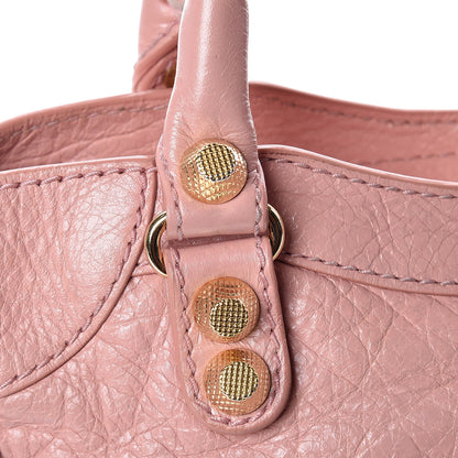 Balenciaga Agneau Giant 12 Gold Hardware Mini City Rose Peche 24 of 27