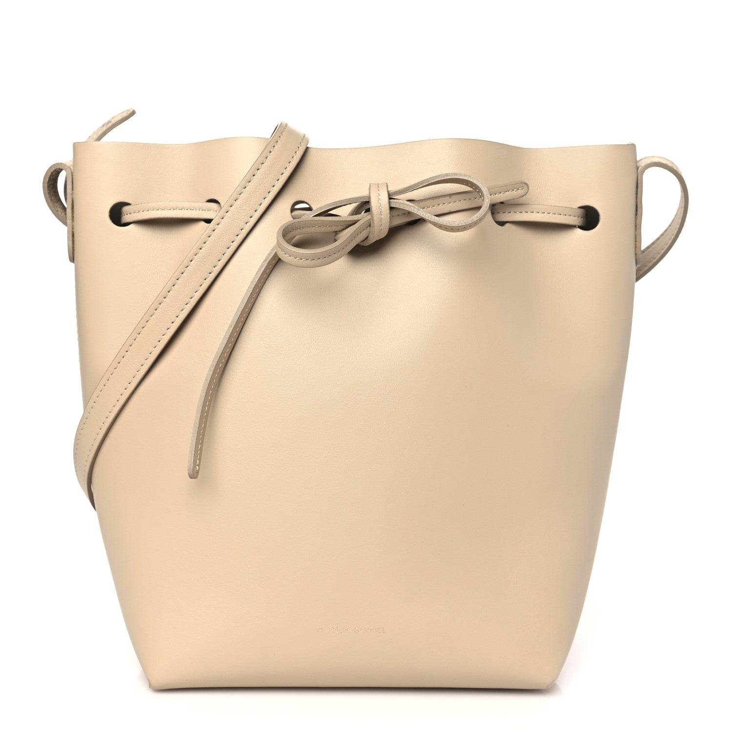 Mansur Gavriel Calfskin Mini Bucket Bag Sand 1 of 12