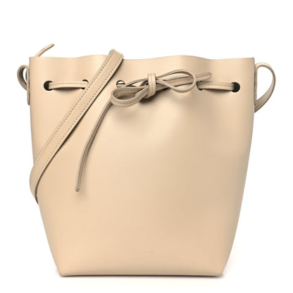 Mansur Gavriel Calfskin Mini Bucket Bag Sand 1 of 12