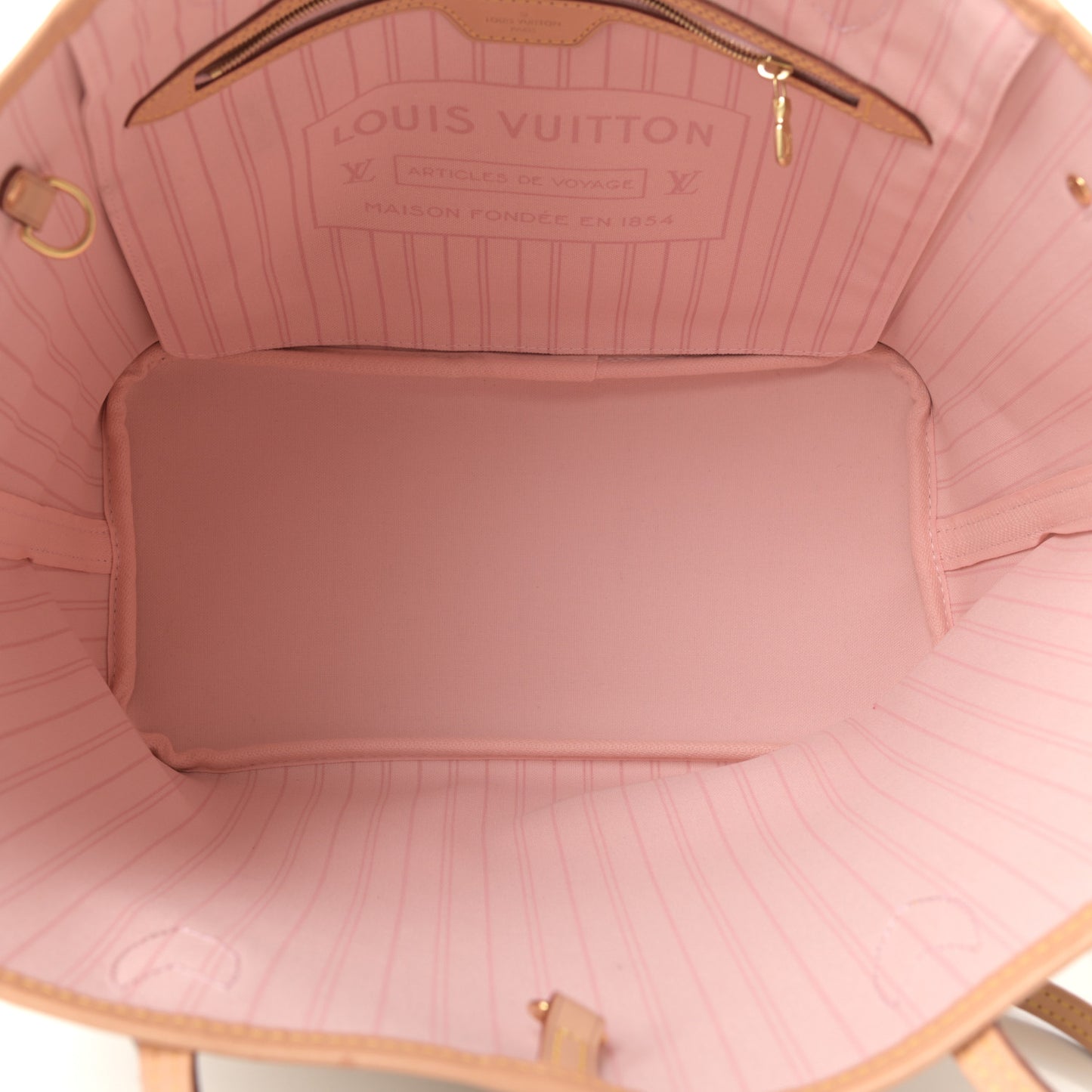 Damier Azur Neo Neverfull MM Rose Ballerine